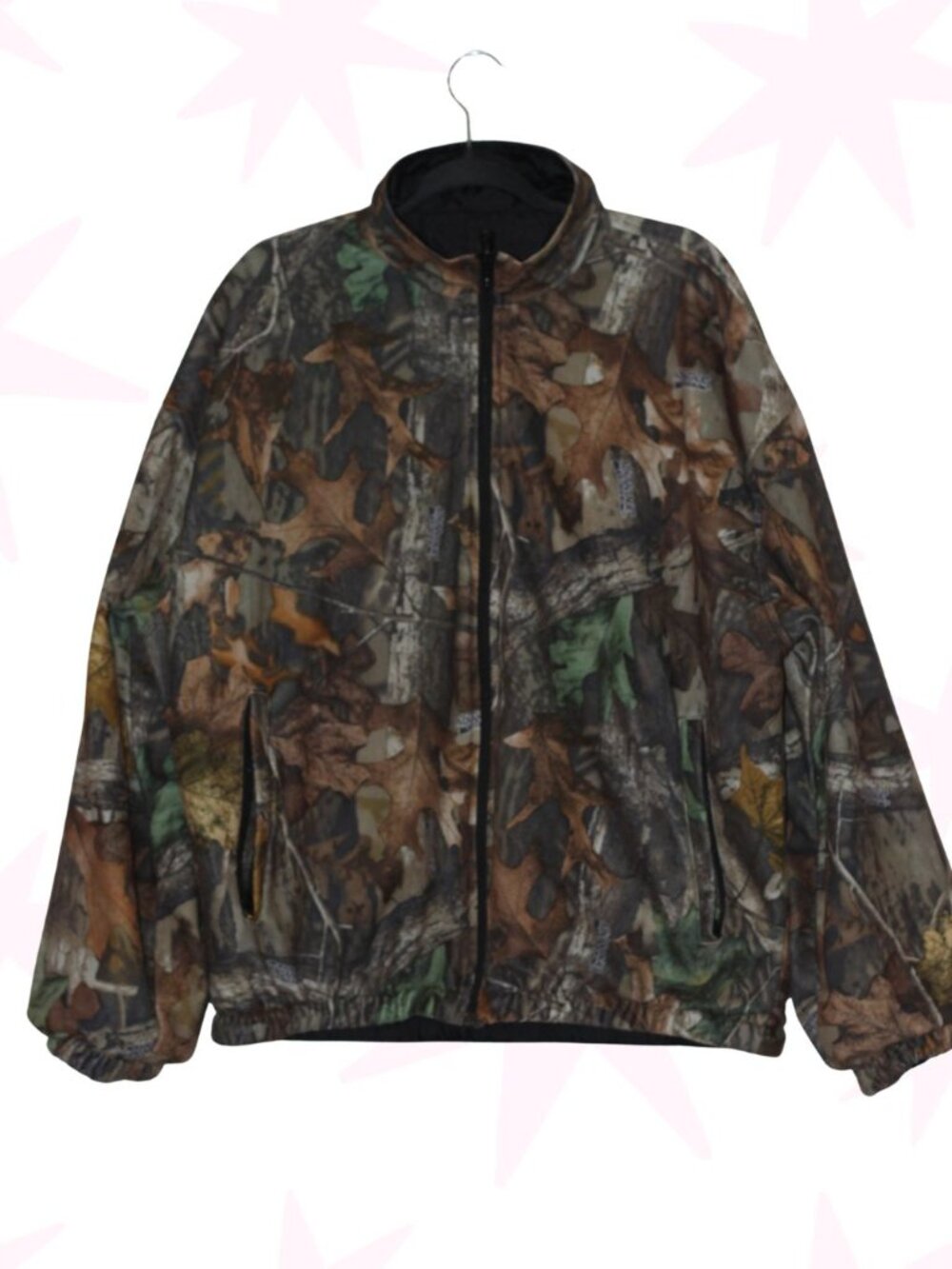 Advantage Timber reversible insulated windbreaker zip up jacket XL
